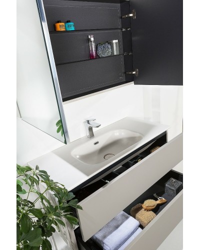 Тумба под раковину Boheme Armadi Art Vallessi 100 837-100-C mat подвесная Кашемир матовый