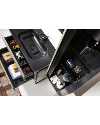 Тумба под раковину Boheme Armadi Art Vallessi 100 837-100-C mat подвесная Кашемир матовый