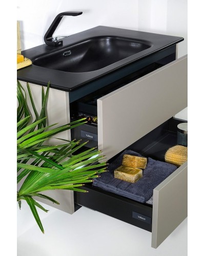 Тумба под раковину Boheme Armadi Art Vallessi 100 837-100-C mat подвесная Кашемир матовый