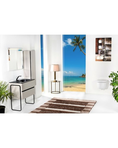 Тумба под раковину Boheme Armadi Art Vallessi 100 837-100-C mat подвесная Кашемир матовый