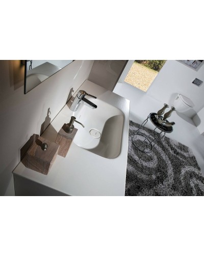 Тумба под раковину Boheme Armadi Art Vallessi 120 837-120-A glossy подвесная Антрацит глянец