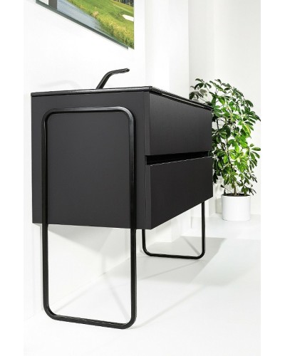 Тумба под раковину Boheme Armadi Art Vallessi 120 837-120-A mat подвесная Антрацит матовый