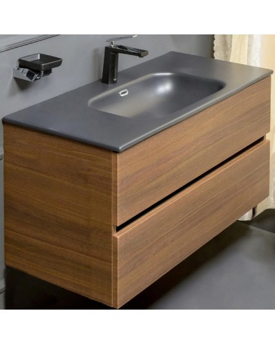 Тумба под раковину Boheme Armadi Art Vallessi 120 837-120-D подвесная Dark Oak