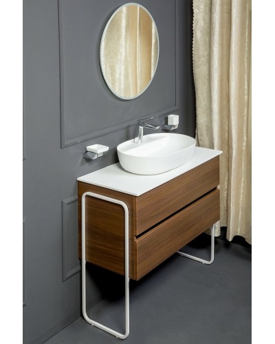 Тумба под раковину Boheme Armadi Art Vallessi 120 837-120-D подвесная Dark Oak