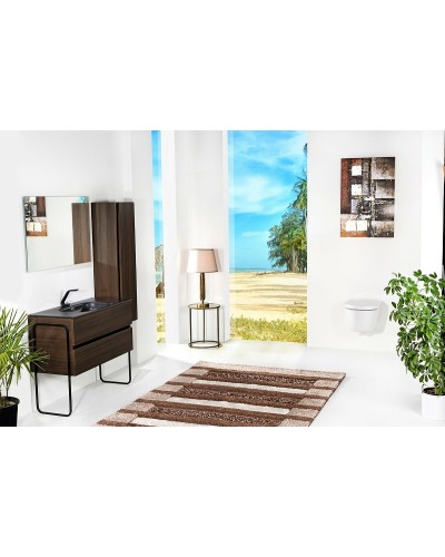 Тумба под раковину Boheme Armadi Art Vallessi 120 837-120-D подвесная Dark Oak