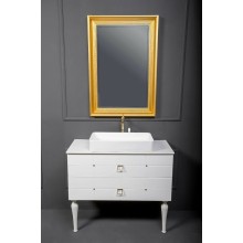 Тумба под раковину Boheme Armadi Art Vallessi Avangarde Piazza 80 841-080-WG подвесная Белый Золото