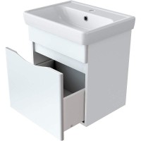 Тумба с раковиной Orange Topline-Monaco 50 TP-MO50+RA Белый глянец