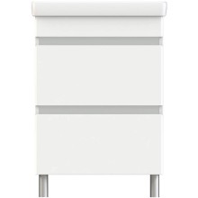 Тумба с раковиной Orange Topline-Lyon 60 TLNF60+RA Белый глянец