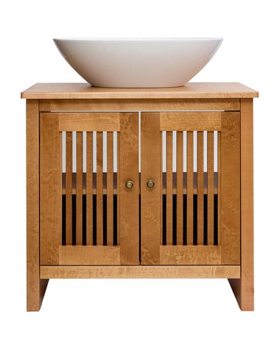 Тумба под раковину Orange Capri 75 OCT-75TU Тик матовый