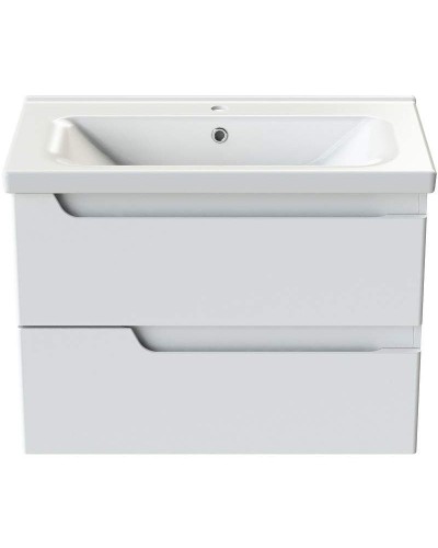 Тумба с раковиной Orange Topline-Milano 100 TP-MR100+RA подвесная Белый глянец