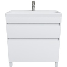 Тумба с раковиной Iddis Zodiac 80 ZOD8CBFi95K Белая