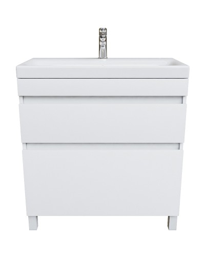 Тумба с раковиной Iddis Zodiac 80 ZOD8CBFi95K Белая