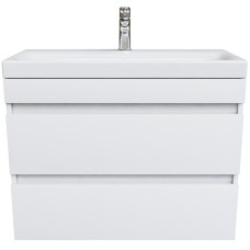 Тумба с раковиной Iddis Zodiac 80 ZOD8CB0i95K подвесная Белая