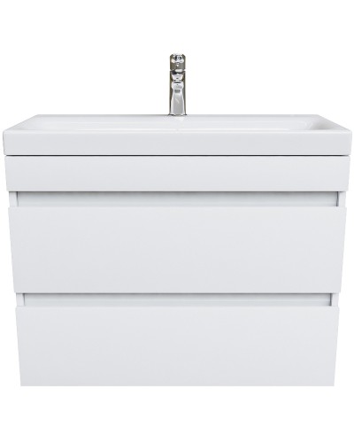 Тумба с раковиной Iddis Zodiac 80 ZOD8CB0i95K подвесная Белая