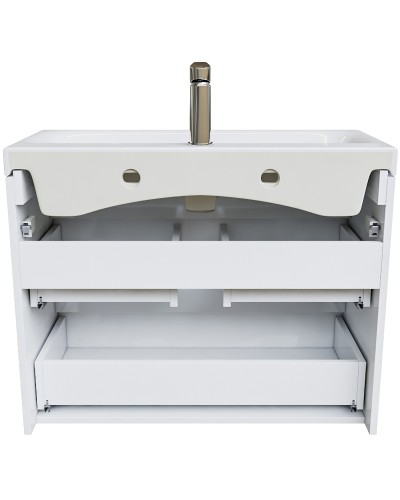 Тумба с раковиной Iddis Zodiac 80 ZOD8CB0i95K подвесная Белая