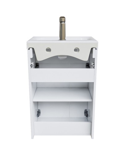 Тумба с раковиной Iddis Zodiac 50 ZOD5CDFi95K Белая