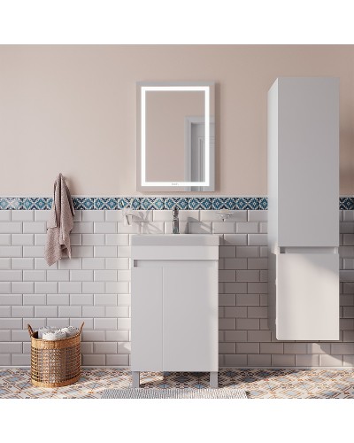 Тумба с раковиной Iddis Zodiac 50 ZOD5CDFi95K Белая