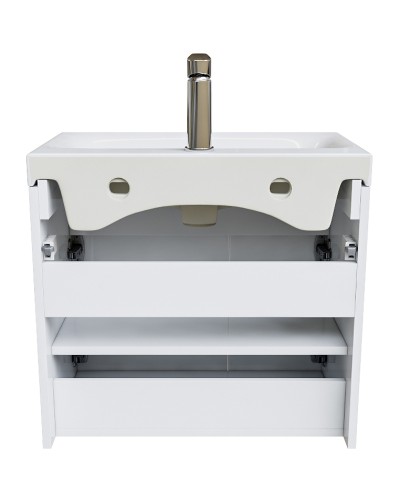 Тумба с раковиной Iddis Zodiac 60 ZOD6CD0i95K подвесная Белая