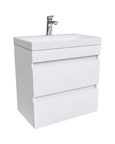 Тумба с раковиной Iddis Zodiac 60 ZOD6CB0i95K подвесная Белая