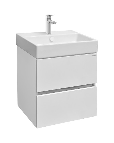 Тумба под раковину Jacob Delafon Tolbiac 50 EB1378-J5 подвесная Белая глянцевая
