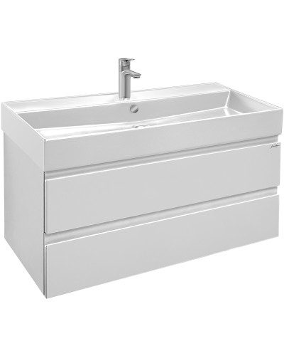 Тумба под раковину Jacob Delafon Madeleine 100 EB1318-J51 подвесная Белая матовая