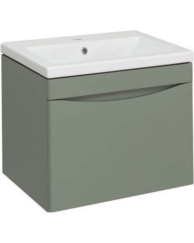 Тумба под раковину Runo Афина 60 00-00001205 подвесная Цемент