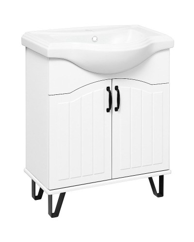 Тумба под раковину Runo Марсель 65 00-00001200 Белая
