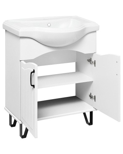 Тумба под раковину Runo Марсель 65 00-00001200 Белая