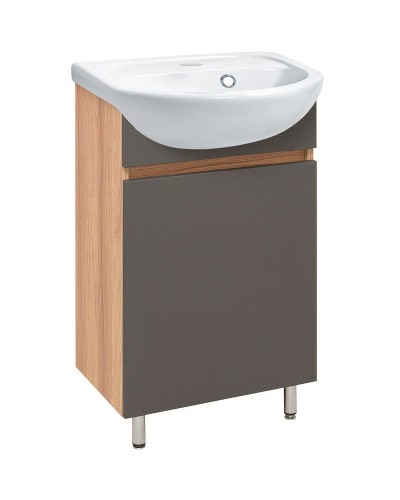 Тумба под раковину Runo Лада 40 00-00001195 Графит