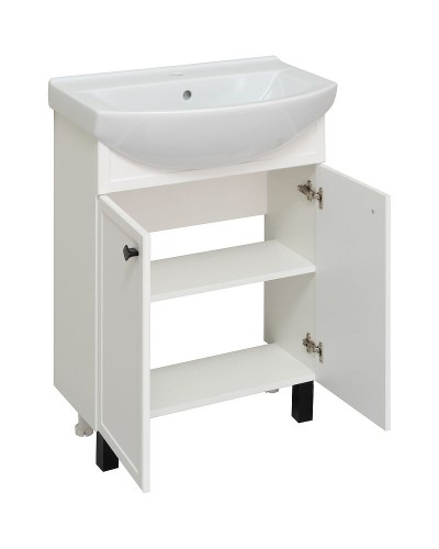 Тумба под раковину Runo Римини 65 00-00001254 Белая