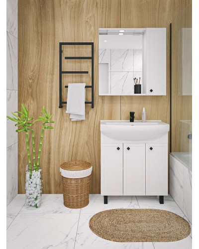 Тумба под раковину Runo Римини 75 00-00001255 Белая