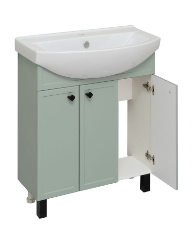 Тумба под раковину Runo Римини 75 00-00001275 Мята