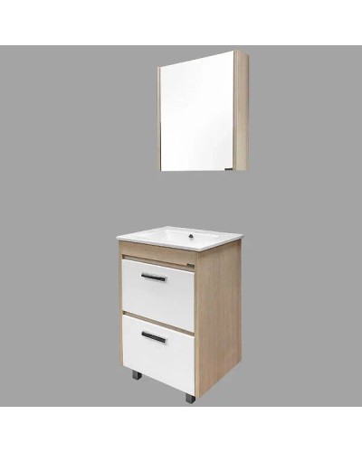 Тумба с раковиной Comforty Тулуза 60 00003129378 Сосна лоредо