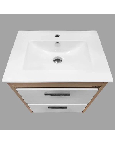 Тумба с раковиной Comforty Тулуза 60 00003129378 Сосна лоредо