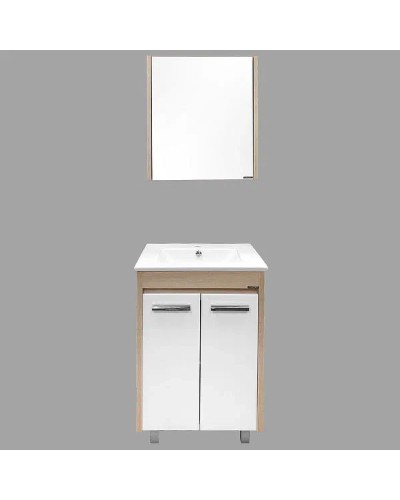 Тумба с раковиной Comforty Тулуза 60 00003129012 Сосна лоредо