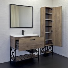 Тумба с раковиной Comforty Бредфорд 90 00-00009403 Дуб темный