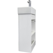 Тумба с раковиной Comforty Асти 40 00-00012835 подвесная Белый глянец