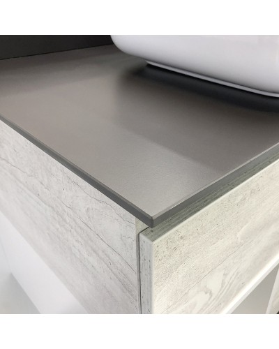 Тумба с раковиной Comforty Прага 120 00-00013222 подвесная Дуб белый