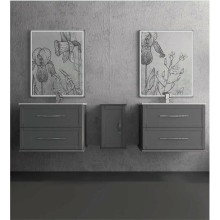 Тумба под раковину Cezares Tiffany 75 55242 подвесная Grigio Nuvola