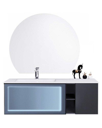 Тумба с раковиной Orans BC-9013-1200L 120 90131200L подвесная Matt Deep Ocean