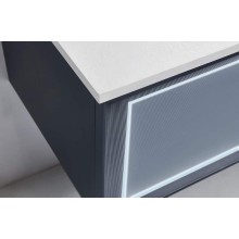 Тумба с раковиной Orans BC-9013-800 80 9013800 подвесная Matt Deep Ocean