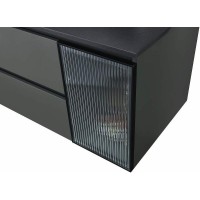 Тумба с раковиной Orans BC-2055-1000L 100 2055100L подвесная Темно-серая