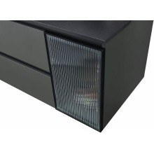 Тумба с раковиной Orans BC-2055-1000L 100 2055100L подвесная Темно-серая