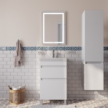 Тумба с раковиной Iddis Zodiac 50 ZOD5CBFi95K Белая