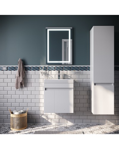 Тумба с раковиной Iddis Zodiac 50 ZOD5CD0i95K подвесная Белая