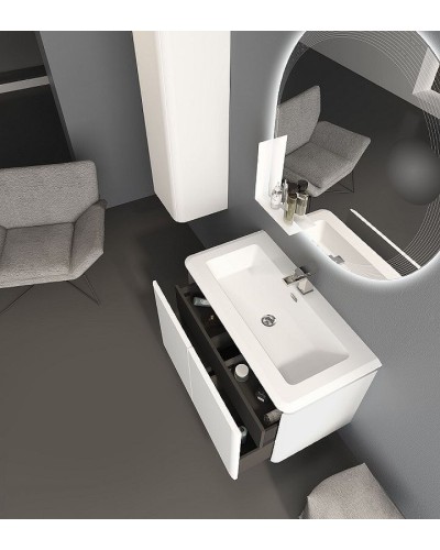 Тумба под раковину Cezares Stylus 94 55226 подвесная Bianco opaco