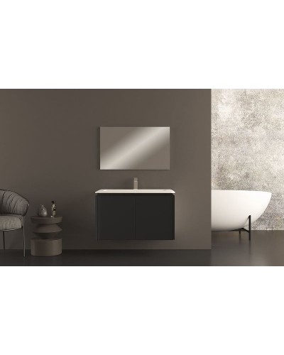 Тумба под раковину Cezares Stylus 94 55227 подвесная Nero grafite
