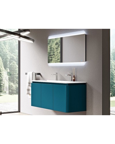 Тумба под раковину Cezares Stylus 140 55232 подвесная Blu Petrolio