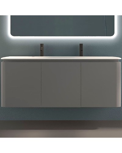 Тумба под раковину Cezares Stylus 140 55233 подвесная Grigio nuvola