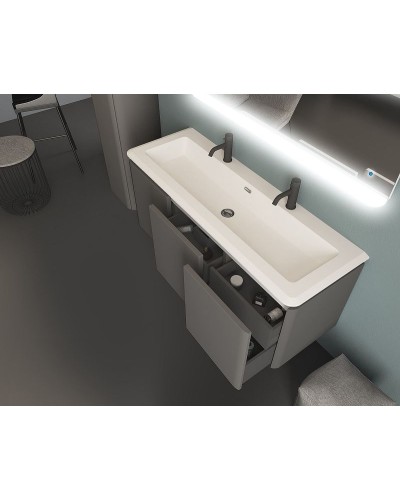 Тумба под раковину Cezares Stylus 140 55233 подвесная Grigio nuvola